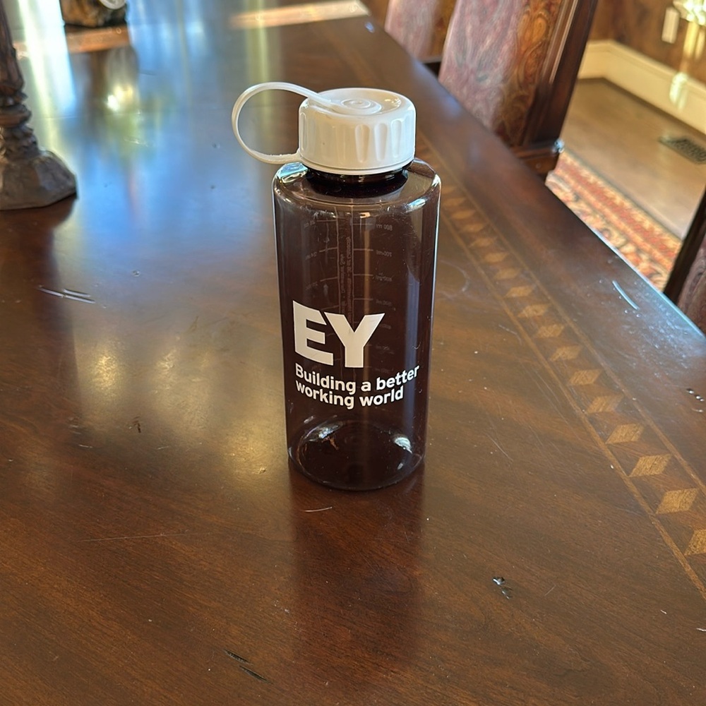 Earnest and Young water bottle